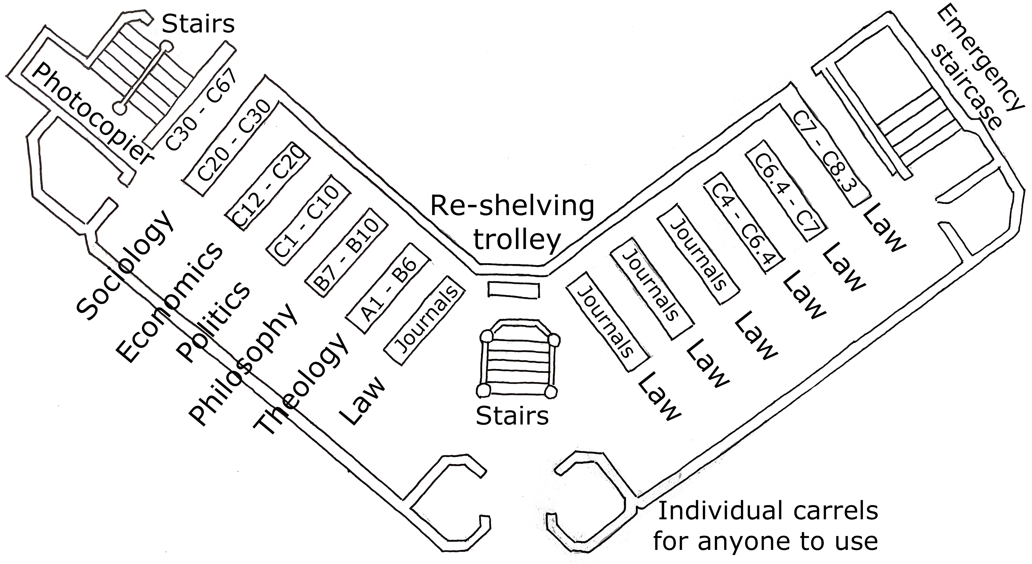 Upper Level Map